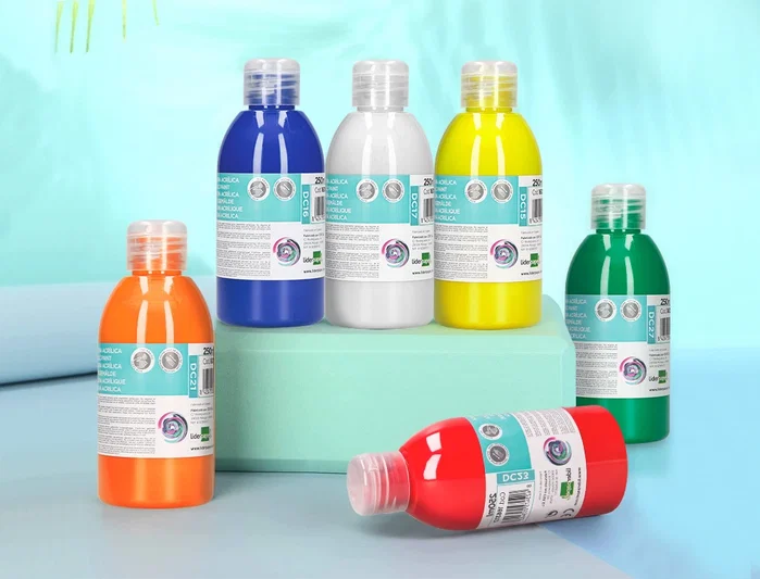 Liderpapel Pintura Acrílica Bote 250 ml Magenta Multisuperficie Liderpapel Pintura Acrílica Bote 250 ml Magenta Multisuperficie