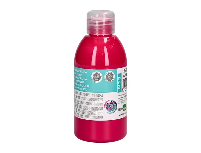 Liderpapel Pintura Acrílica Bote 250 ml Magenta Multisuperficie Liderpapel Pintura Acrílica Bote 250 ml Magenta Multisuperficie