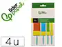 Liderpapel Esponjas para Manualidades Goma Foam Pincel Cuadrado 25/40/50/75 mm Caja 4 Unidades