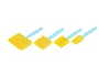 Liderpapel Esponjas para Manualidades Goma Foam Pincel Cuadrado 25/40/50/75 mm Caja 4 Unidades