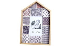 DKD Home Decor Marco Foto Oriental Lila 9x13 cm (2 Unidades)
