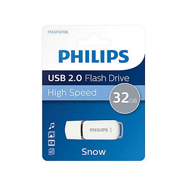 PHILIPS Pendrive USB 2.0 32 GB Snow Grey PHILIPS Pendrive USB 2.0 32 GB Snow Grey