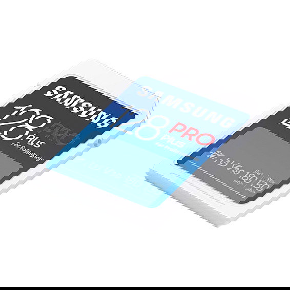 Samsung Tarjeta de Memoria SDXC PRO Plus 128GB 2023 CL10 UHS-I U3/V30 Hasta 180 MB/s MB-SD128SB/WW