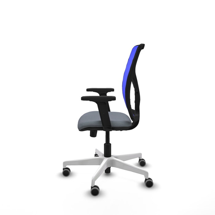 PIQUERAS Y CRESPO Silla de oficina Motilla con mecanismo Sincro/Traslack, Tela Gris y Malla Azul PIQUERAS Y CRESPO Silla de oficina Motilla con mecanismo Sincro/Traslack, Tela Gris y Malla Azul