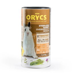 Miniorycs ORYCS Sterilized Conejo Alimento Completo 1,4kg Overweight/Senior