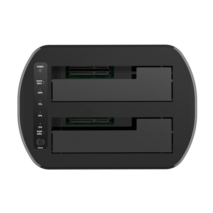 Aisens Estación de Docking de Doble Bahía ASDS-D03B SATA 2.5/3.5 USB 3.0/3.1 Gen1 Negra