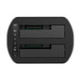 Aisens Estación de Docking de Doble Bahía ASDS-D03B SATA 2.5/3.5 USB 3.0/3.1 Gen1 Negra
