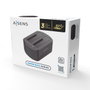 Aisens Estación de Docking de Doble Bahía ASDS-D03B SATA 2.5/3.5 USB 3.0/3.1 Gen1 Negra