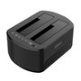 Aisens Estación de Docking de Doble Bahía ASDS-D03B SATA 2.5/3.5 USB 3.0/3.1 Gen1 Negra