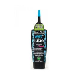 Muc-Off Wet Chain Lube Lubricante y Aceite para Cadena de Bicicleta de Larga Distancia Ultra Duradero, 142g
