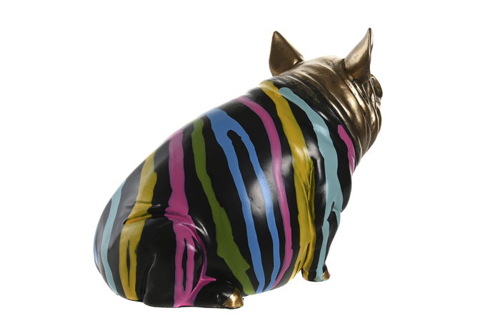 DKD Home Decor Figura Cerdito Resina Multicolor Dorado 10.5 x 18.5 x 14 cm DKD Home Decor Figura Cerdito Resina Multicolor Dorado 10.5 x 18.5 x 14 cm