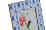 DKD Home Decor Marco de Fotos de Madera 13x18 Azul Natural