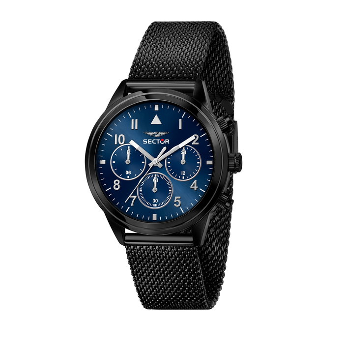 Sector Reloj R3253540010 Negro con Esfera Azul Sector Reloj R3253540010 Negro con Esfera Azul