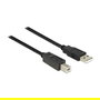 DeLOCK Cable USB 2.0 A Macho a B Macho 11 m Negro