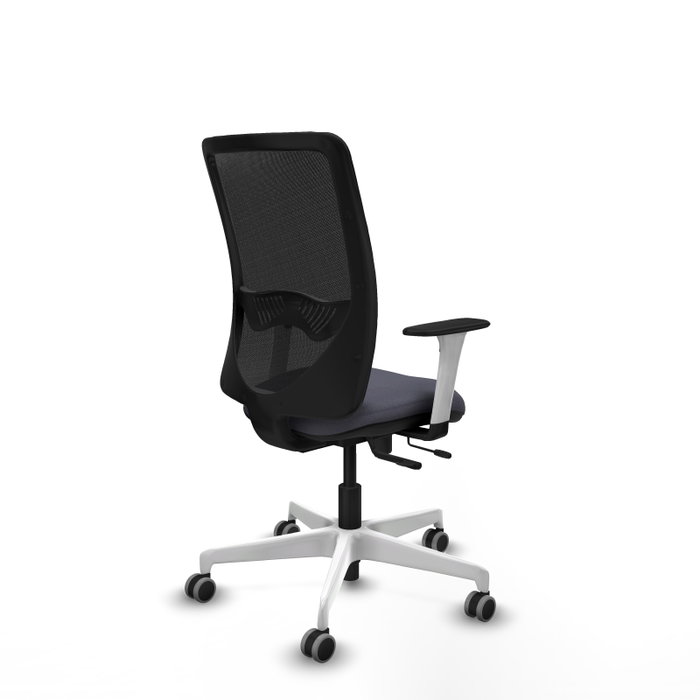 PIQUERAS Y CRESPO Silla de oficina Zulema Gris oscuro y Negro
