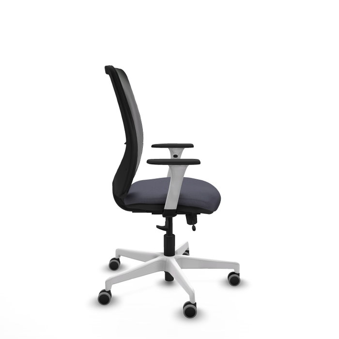 PIQUERAS Y CRESPO Silla de oficina Zulema Gris oscuro y Negro