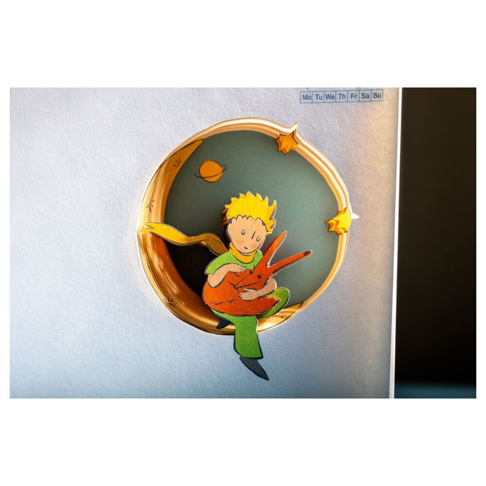 El Principito Cuaderno A5 Le Petit Prince 120 Páginas Hojas Lisas Blanco Portada Relieve