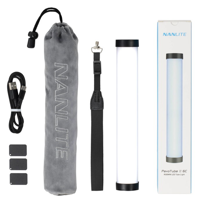 Nanlite PavoTube II 6C Mini Colour Effekt Light RGBWW Nanlite PavoTube II 6C Mini Colour Effekt Light RGBWW