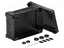 OBO BETTERMANN Caja de conexiones Serie X negra