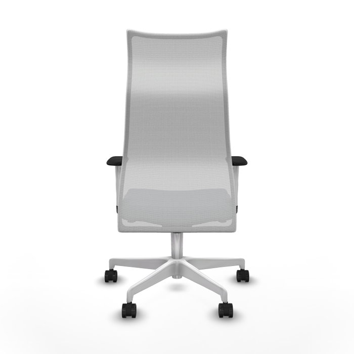 PIQUERAS Y CRESPO Sillón Albacete con mecanismo Sincro, tela Gris y malla Blanco PIQUERAS Y CRESPO Sillón Albacete con mecanismo Sincro, tela Gris y malla Blanco