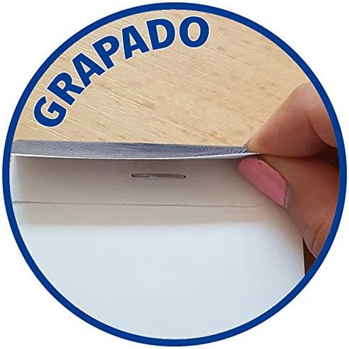Enri Bloc de Notas Grapado A6 Liso Sin Tapa (Set de 10)