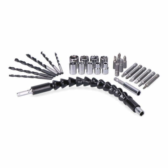 Koma Tools Kit taladro atornillador 14,4 V con 27 accesorios
