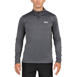 Camiseta de Manga Larga Hombre +8000 Portu Gris claro 2XL