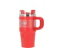 Antartik Taza térmica con asa y tapa hermética Rojo 570 ml