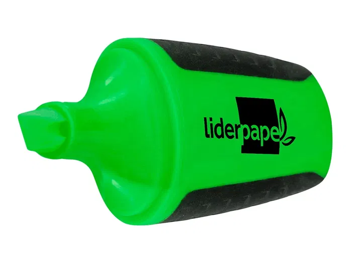 Liderpapel Rotulador Mini Fluorescente Verde Punta Biselada 1-4 mm