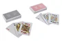 DKD Home Decor Juego Set 2 Sheesham Metal Marrón y Dorado con Cartas