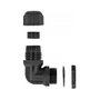 DeLOCK Prensaestopas 90° PG21 Negro