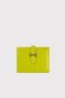 Zoozie Bags Cartera de Piel de Puerro Helsinki Parlak Verde para Mujer, Elegante y Sofisticada, 12x10x1.5cm