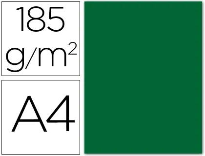 Guarro Cartulina Verde Abeto DIN A4 185g