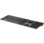 HP Teclado Inalambrico 725 Multidispositivo Negro Recargable Carga Rápida Bluetooth y Dongle USB Carga hasta 2 Meses