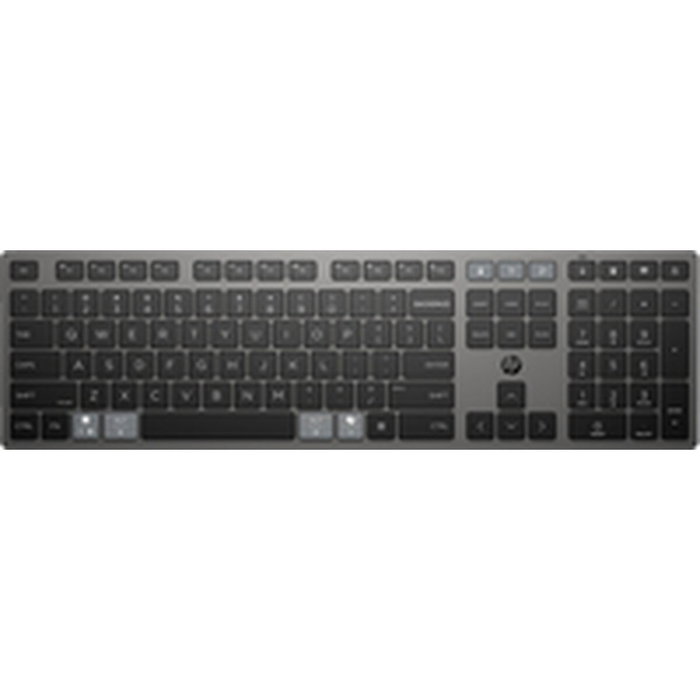 HP Teclado 725 Multidispositivo Recargable Inalámbrico Negro Noche