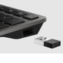 HP Teclado 725 Multidispositivo Recargable Inalámbrico Negro Noche