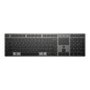 HP Teclado 725 Multidispositivo Recargable Inalámbrico Negro Noche