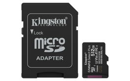 Kingston Canvas Select Plus 512 GB microSDXC con adaptador SD