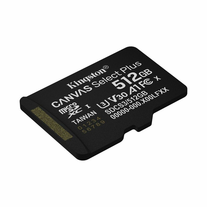 Kingston Canvas Select Plus 512 GB microSDXC con Adaptador SD