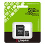 Kingston Canvas Select Plus 512 GB microSDXC con Adaptador SD