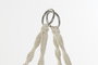 DKD Home Decor Silla Colgante para Terraza y Jardín, Crudo, 63 x 120 x 80 cm