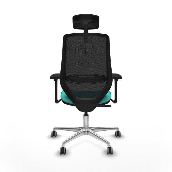 PIQUERAS Y CRESPO Silla de oficina Mardos con mecanismo Sincro, Turquesa y Negro PIQUERAS Y CRESPO Silla de oficina Mardos con mecanismo Sincro, Turquesa y Negro