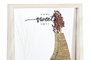 DKD Home Decor Decoración de Pared MDF Jarrones Surtidos 25x4x25 cm