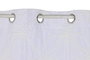 DKD Home Decor Cortina Boho Blanco Poliester 260 x 140 cm (2 Unidades) 8 Anillas