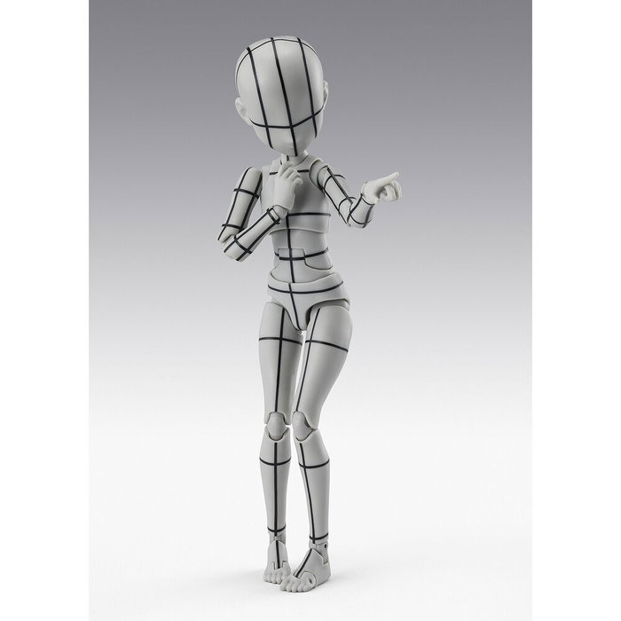 Tamashii Nations Body-Chan Ken Sugimori Edition Wireframe Gray Color Ver. 13cm