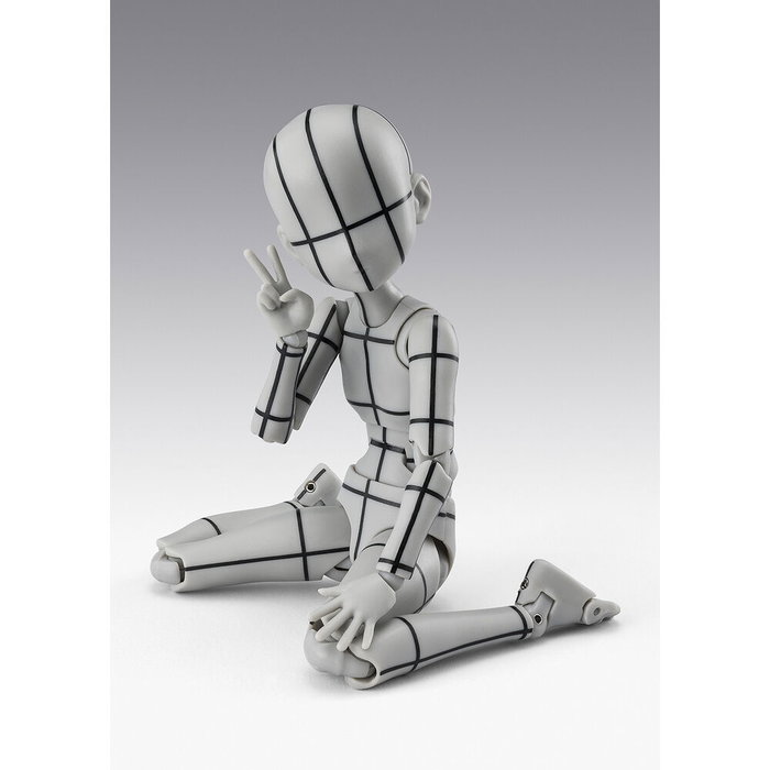 Tamashii Nations Body-Chan Ken Sugimori Edition Wireframe Gray Color Ver. 13cm