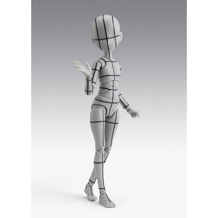 Tamashii Nations Body-Chan Ken Sugimori Edition Wireframe Gray Color Ver. 13cm