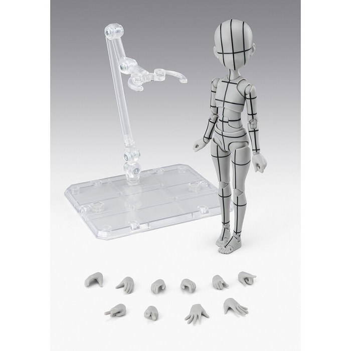 Tamashii Nations Body-Chan Ken Sugimori Edition Wireframe Gray Color Ver. 13cm