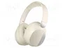 LogiLink BT 6.0 Headset con ANC, crema/plata