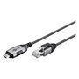 Goobay Adaptador de red USB-C 3.2 Gen2 a RJ-45, 3 metros, negro/gris